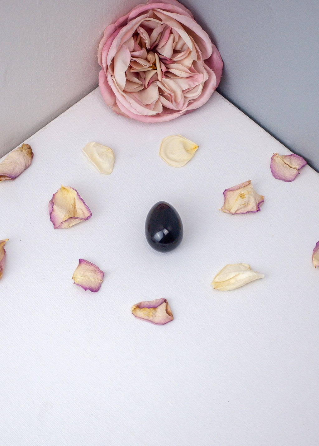 Obsidian Yoni Egg, Crystal Gemstone Healing, Kegel Muscle and Pelvic Floor Training, Single Drilled or Undrilled Yoni Egg