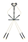 Latex Goddess in chains harness - Mariesa Mae Lingerie