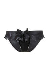 Godiva Latex Ouvert knickers - Black - Made to order - Mariesa Mae Lingerie